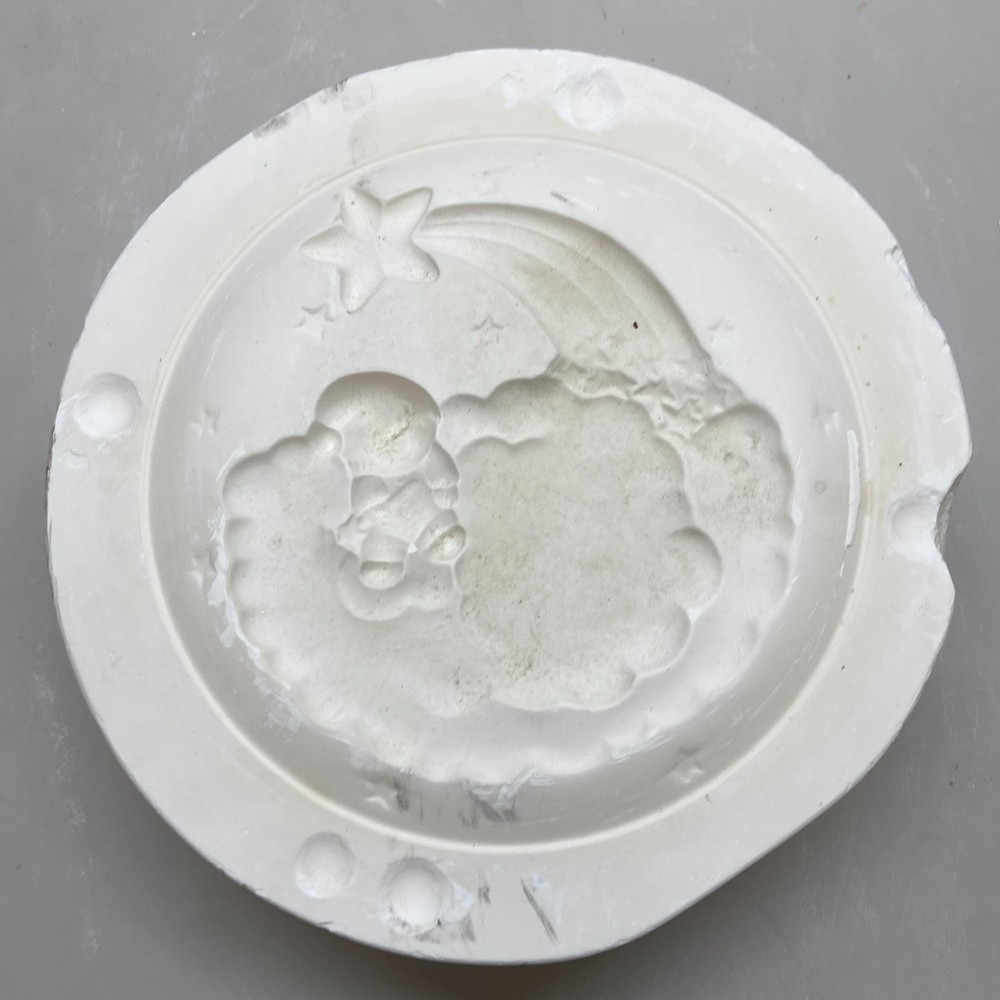 Ceramic Slip Casting Mold Rainbow Baby Plate Macky