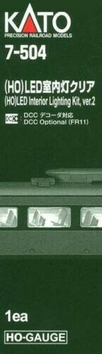 Kato HO Scale ~ New 2024 ~ LED Interior Lighting Kit Version 2 (DCC or DC) 7-504