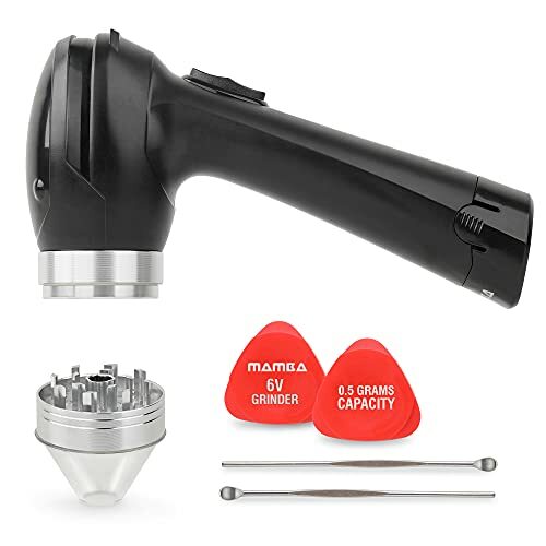 All-Plastic Head Electric Portable Herb Grinder,USB Rechargeable Powered Machine