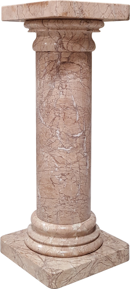 Solid Marble Pedestal Column 37" Tall. Pickup Only.