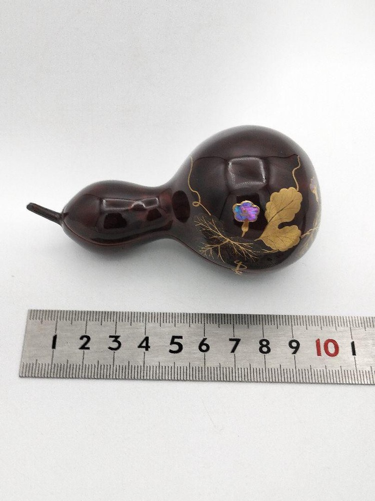 Incense holder evening glory dry lacquer Dojo Munehiro Yamanaka box lacquerware