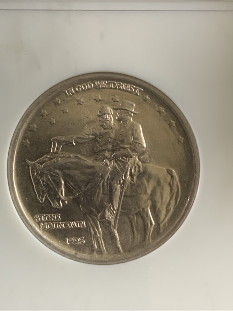 Stone Mountain Commemorative Silver Half Dollar 1925 MS64 NGC