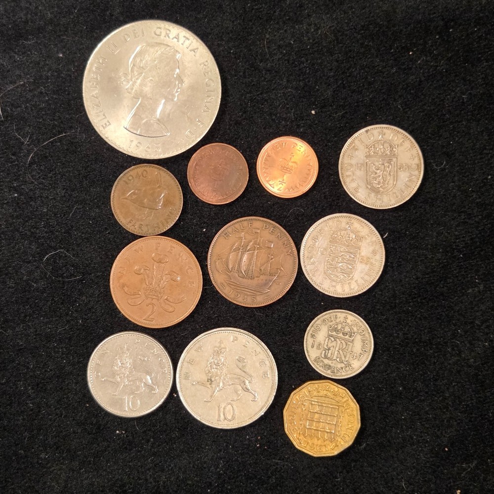 12 Miscellaneous Great Britain Coins
