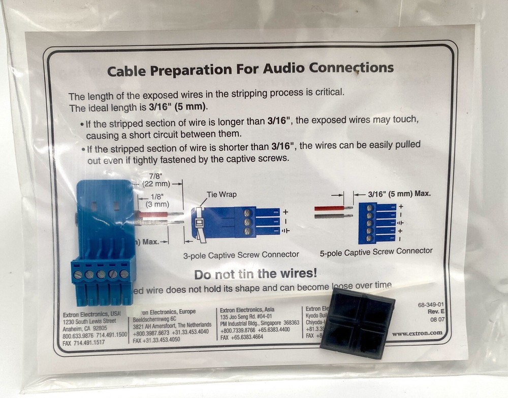 Extron Electronics MTP RL 15HD A Receiver With Loop-Through New Open Box