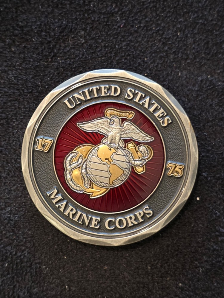 1st Battalion 5th Marines USMC Challenge Coin