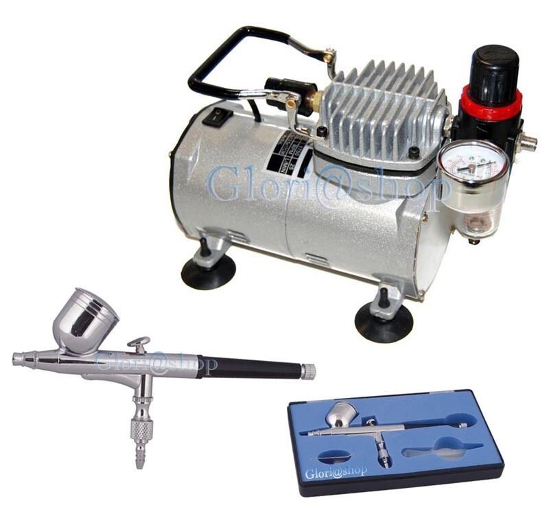 MINI AIRBRUSH COMPRESSOR KIT DECORAZ. UNGHIE