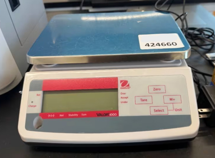 OHAUS Valor 1000 V11P6 Digital Scale