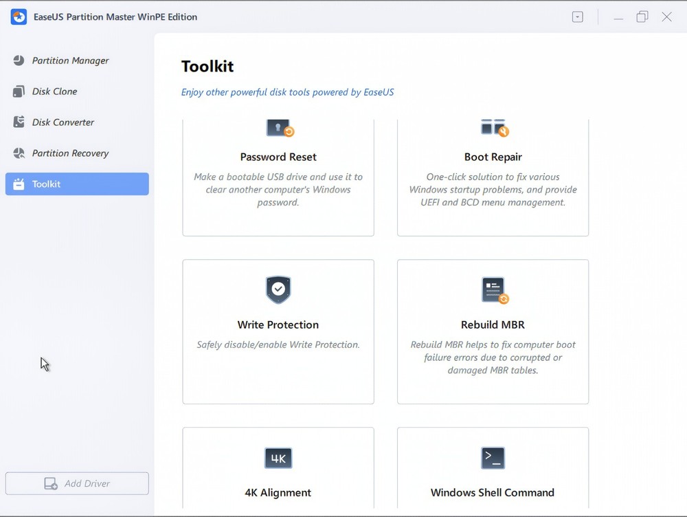EaseUS Partition Master Unlimited Bootable USB