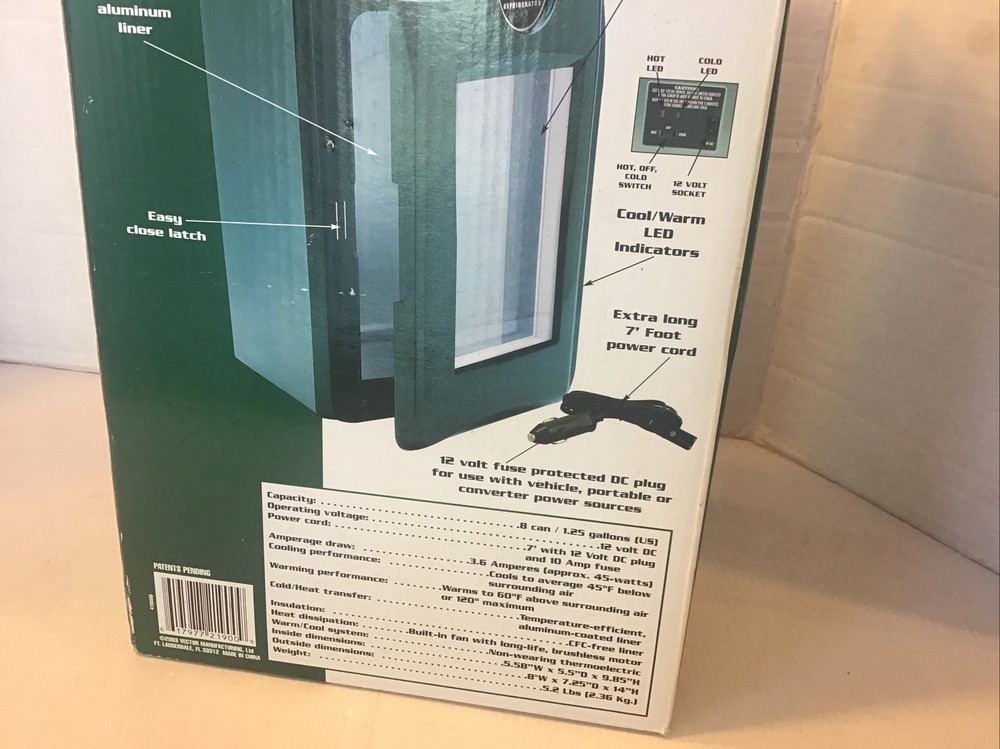 Vector Road Chill 12 Volt Portable Refrigerator Cools Heats Nice VEC219