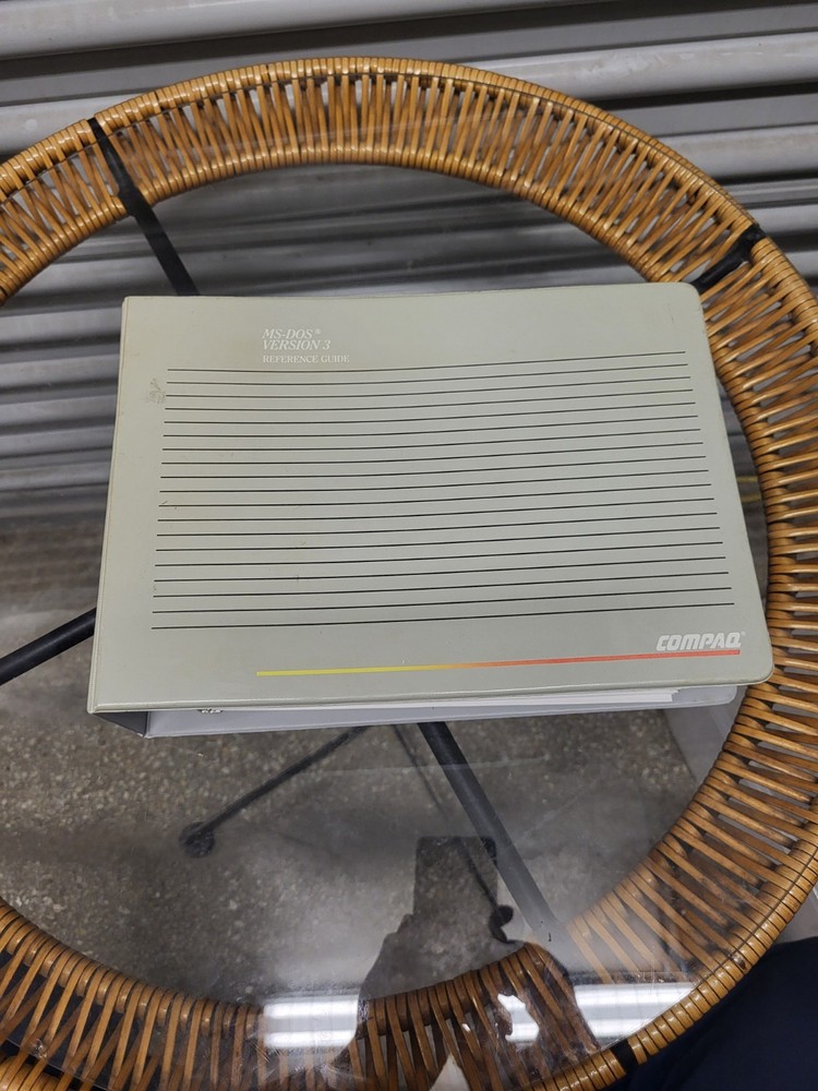 Compaq MS-DOS Version 3 Reference Guide