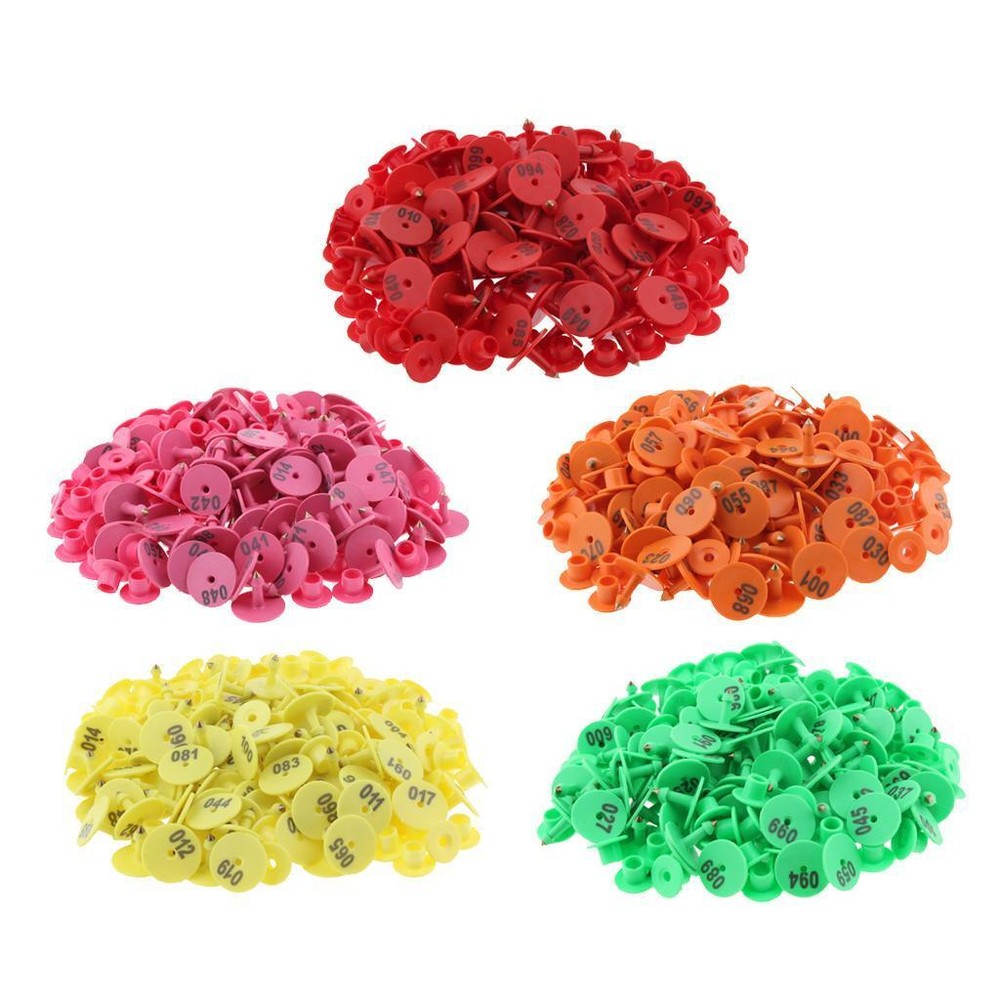 100PCS Small Numbered Livestock for Cow