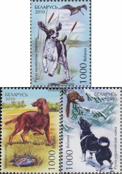 Weißrussland 837-839 MNH 2010 Hounds