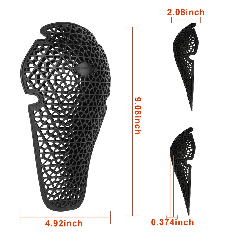 Motorcycle Knee Elbow Pads CE Armor Inserts Protective Gear Pair