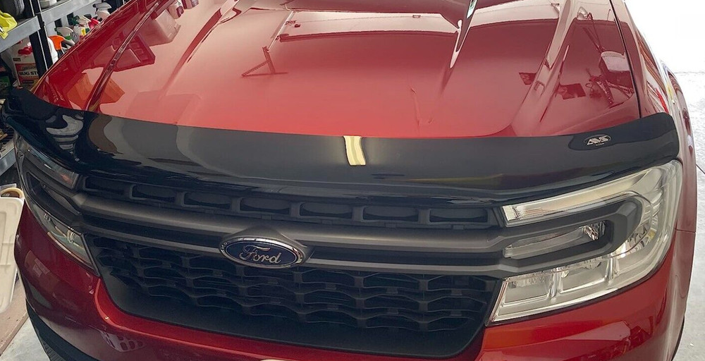 BugFlector II Smoke Bolt-On Bug Shield Protector for 2022-2026 Ford Maverick
