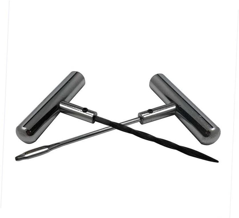 Auto Stainless Steel Solid T-Handle Set - Pro Heavy Duty Spiral Probe & Split