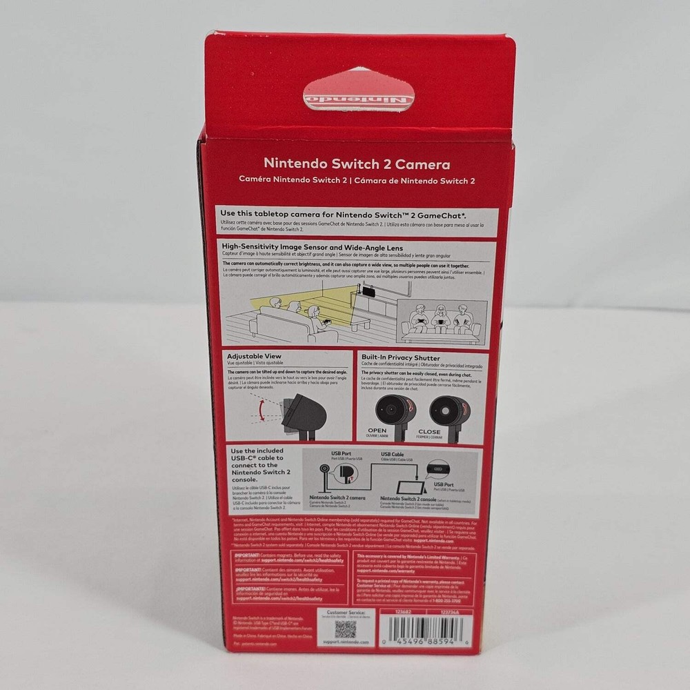 New Nintendo Switch 2 Camera Black BEEACNSKA