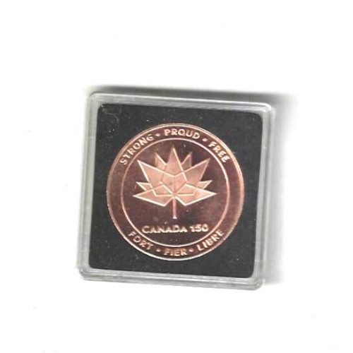 2017 Canada 150 Copper Medal Token