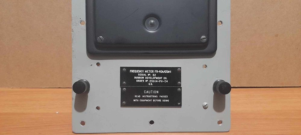 Army FREQUENCY METER US ARMY fr-40a/gsm-1