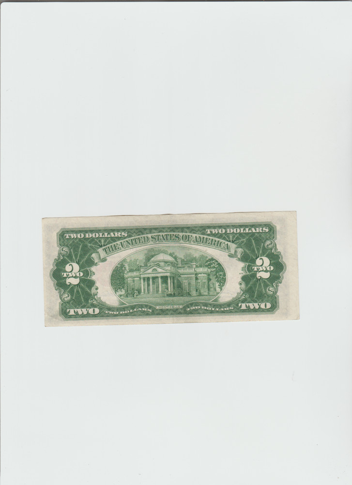 1953-A $2 Red Seal Note in lightly circulated condition.