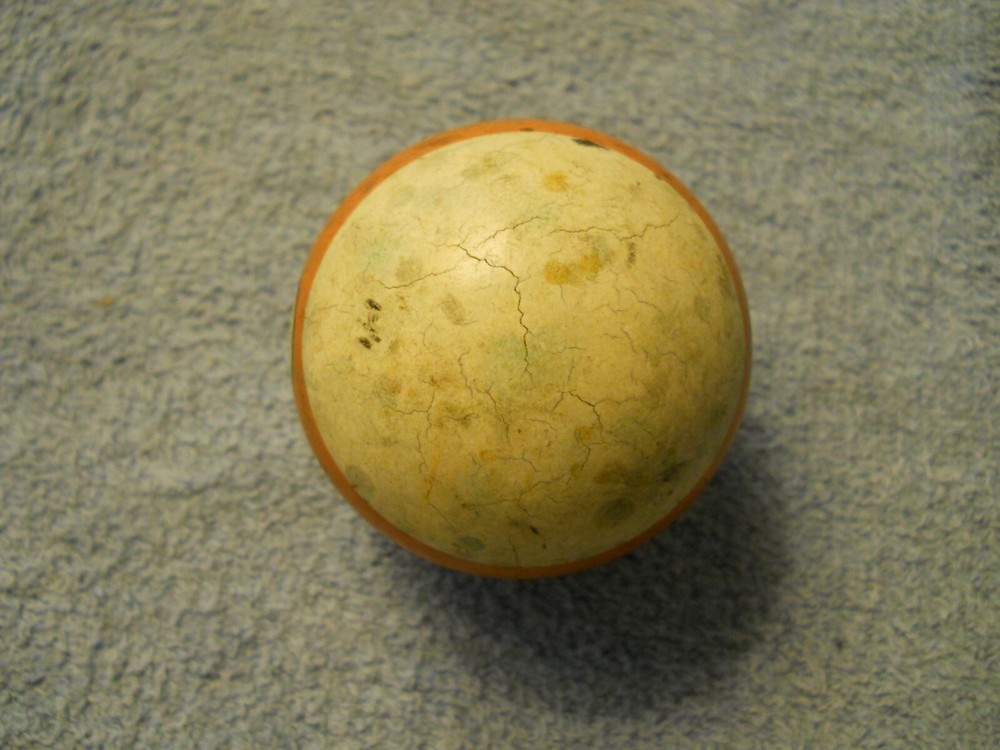 Vintage Clay Billiard Ball- #13