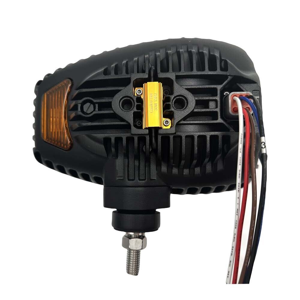 2PCS LED Headlight For JCB Telehandler Loader Loadall bobcat Wired Bobcat Loader