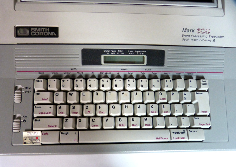 Smith Corona Mark 300 Word Processing Typewriter Tested