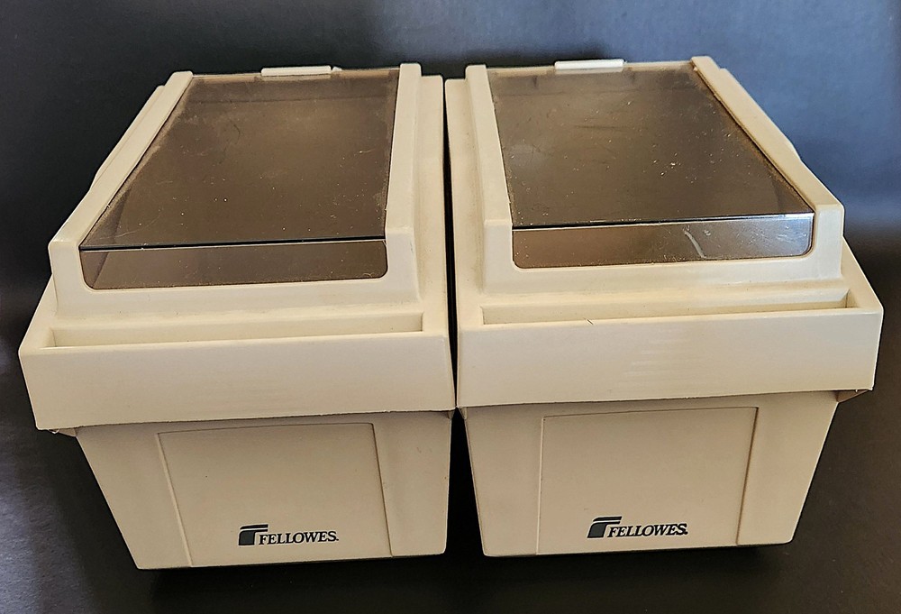 Fellowes 3.5" Computer Workstation Diskette Trays (EUC)