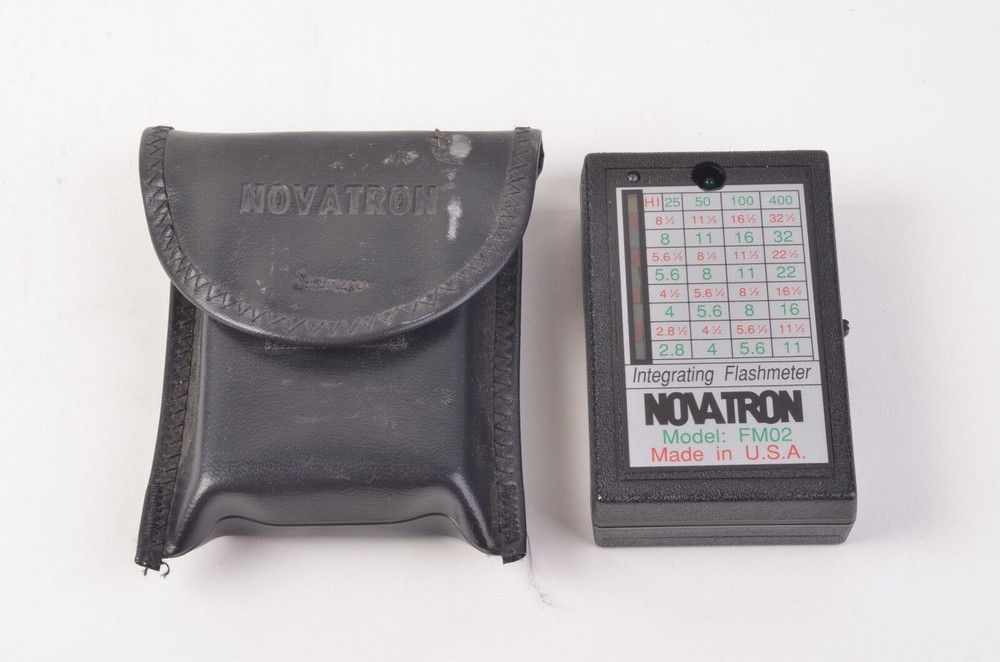 Novatron FM02 Integrating Flashmeter w/Fitted case, flash meter, nice!