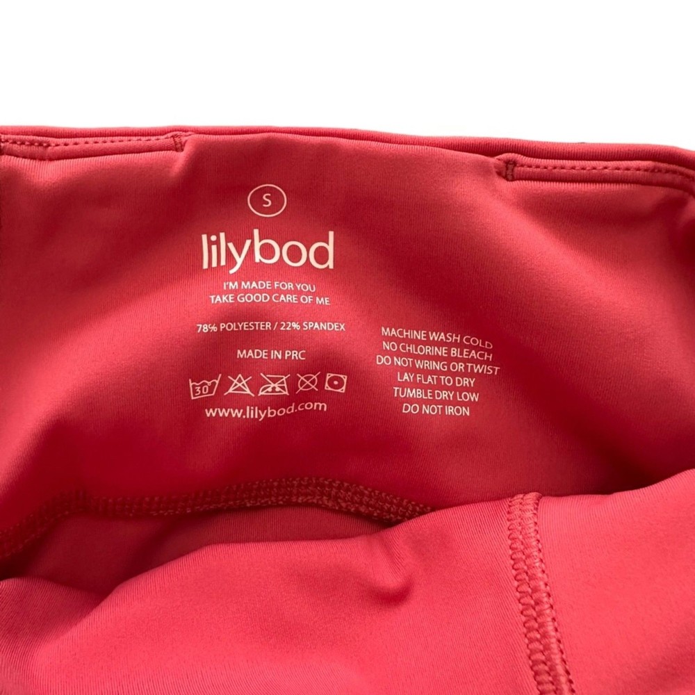 LILYBOD Workout Leggings in Pink Sz Small