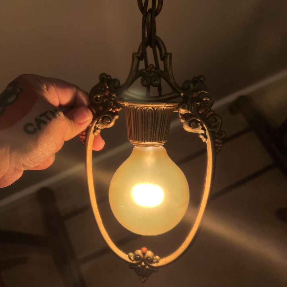 Rewired entry Riddle pendant light beautiful Rare 145D