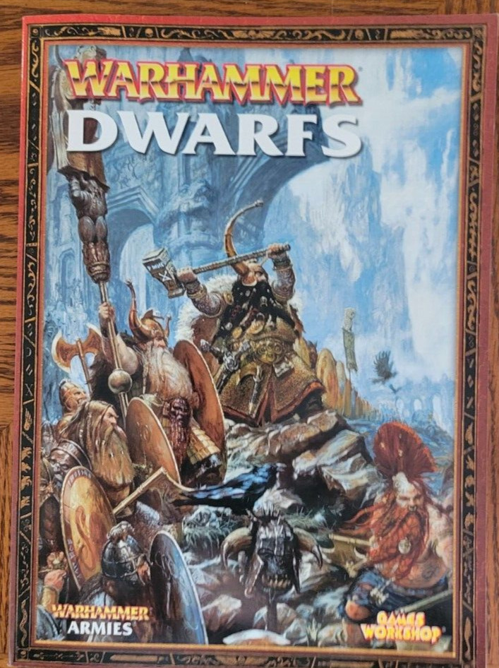 Games Workshop Warhammer Dwarfs Armies Rulebook Supplement Codex Rpg Book 2005