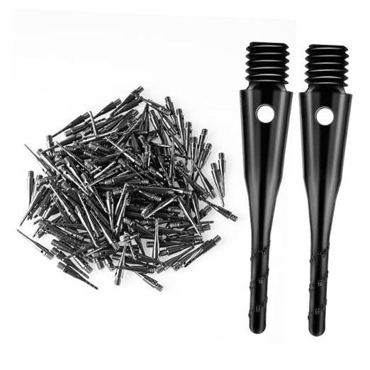 Darts Soft Tip,2BA Thread Soft Tip Dart Point 200 Pack, Plastic Tip Dart