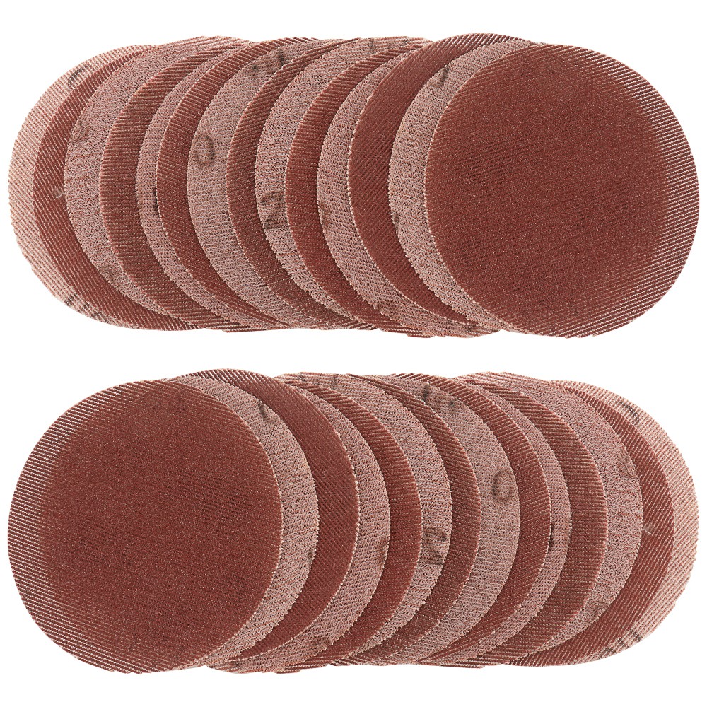 25Pcs 5inch Mesh Sanding Discs Hook&Loop Abrasive Dust Free Disc Anti-Blocking