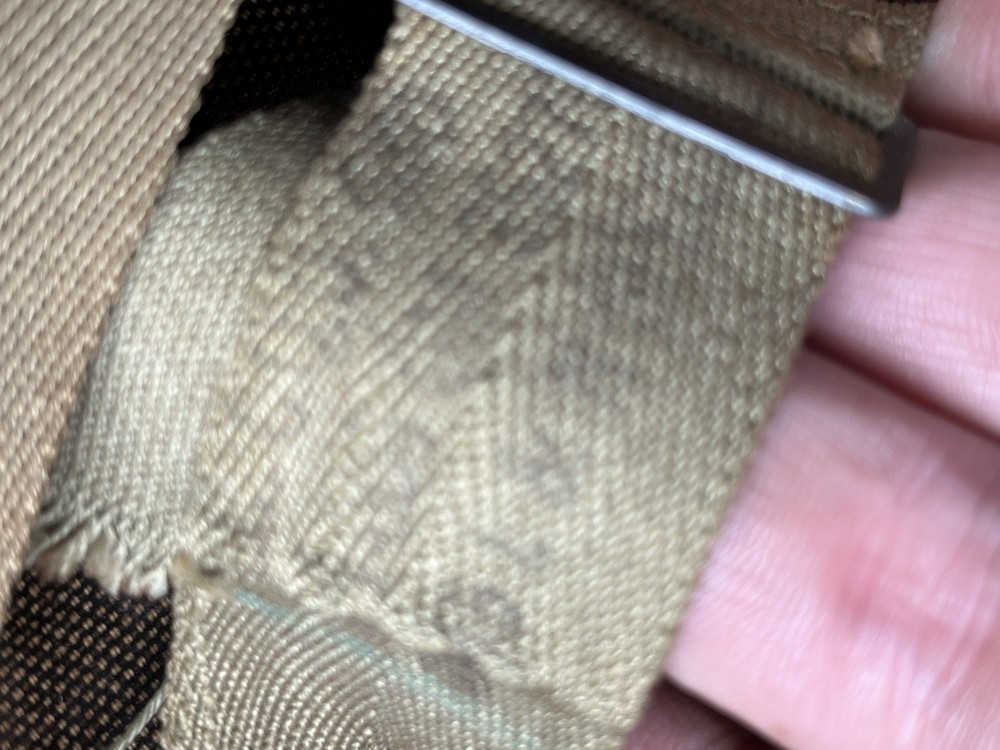 WW2 M1 Helmet Front Seam