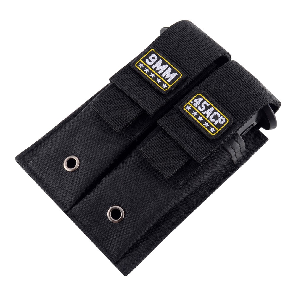Black Pistol Molle Double Mag Pouch Single and Double Stack Magazine Holster