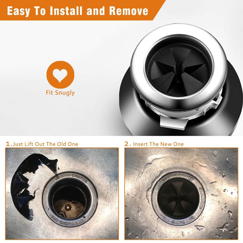 Sink Baffle Replacement for Evolution Garbage Disposal Splash Guards Quite