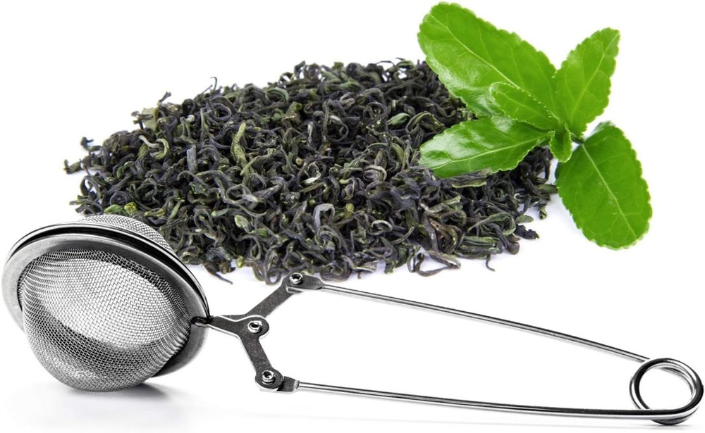 Tea Strainers for Loose Tea, 4 Pack Tea Infuser with Handle Fine Mesh Tea Ball