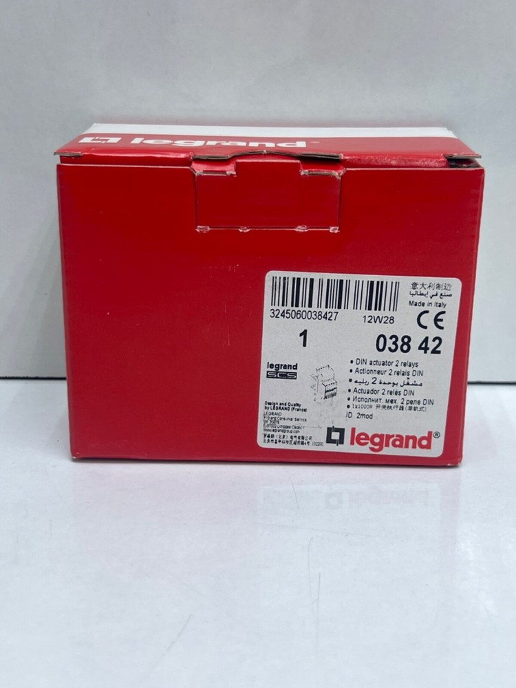 LEGRAND 038 42 DIN ACTUATOR 2 RELAYS