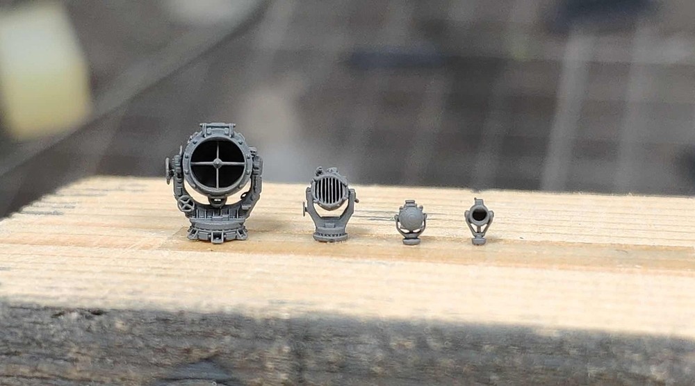 BUNKER STUDIO IJN35015 1/350 Scale IJN Search Light Set