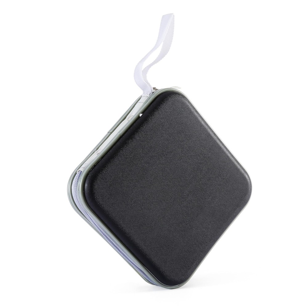BoPaBeBo CD Case, Sturdy Holder for 30 Capacity DVD small, black