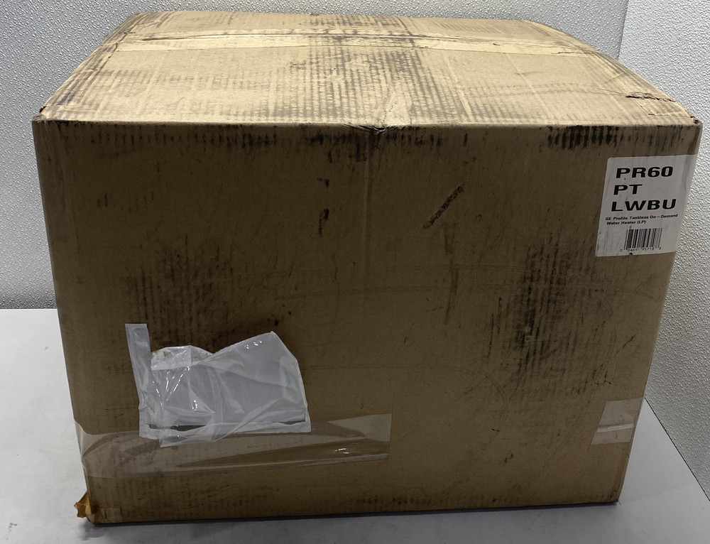 GE Tankless On-Demand Water Heater For RV's LP Gas 12v DC ignition PR60PTLWBU