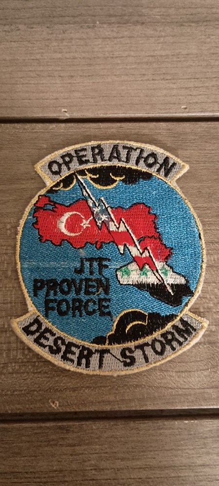 Operation Desert Storm JTF Proven Force US Air Force Sew On Patch