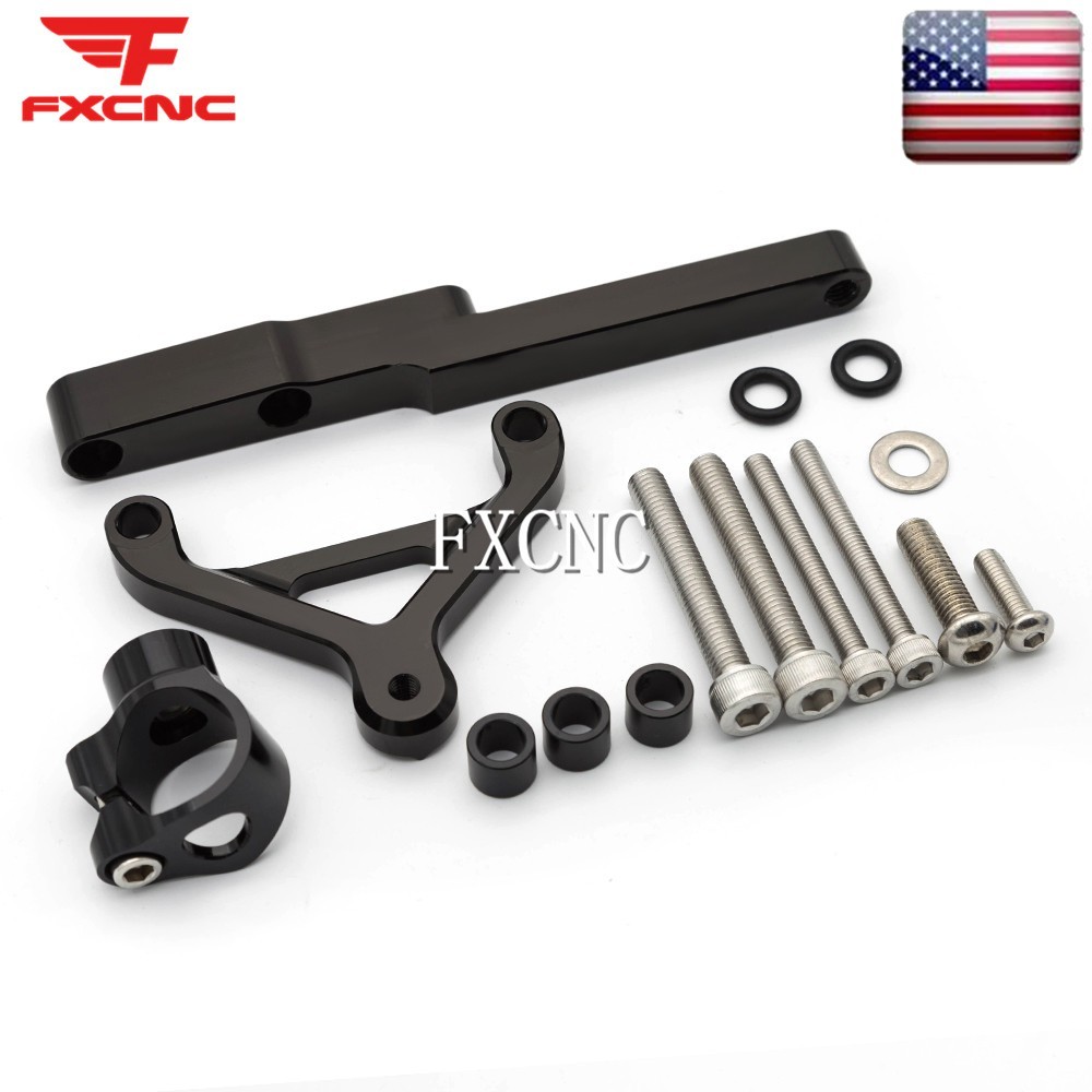 Steering Damper Stabilizer & Mount Support Bracket For Honda CB1000R 2008-2017