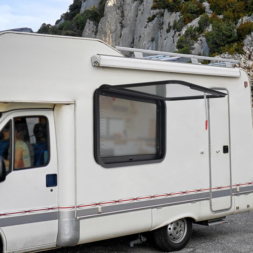 36" Wide x 22" Height Emergency Exit Window RV Window W/ Removable Screen