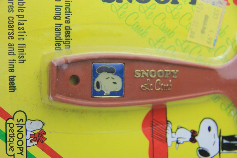 Vintage Snoopy Grooming Comb for Pets