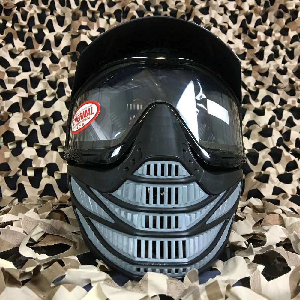 NEW JT Flex 8 Full Coverage Thermal Paintball Mask Helmet Goggle - Black/Grey