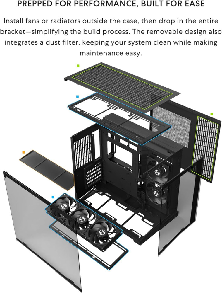 O11D MINI V2 | Compact ATX Mid-Tower Airflow Computer Case | Panoramic View | Fu
