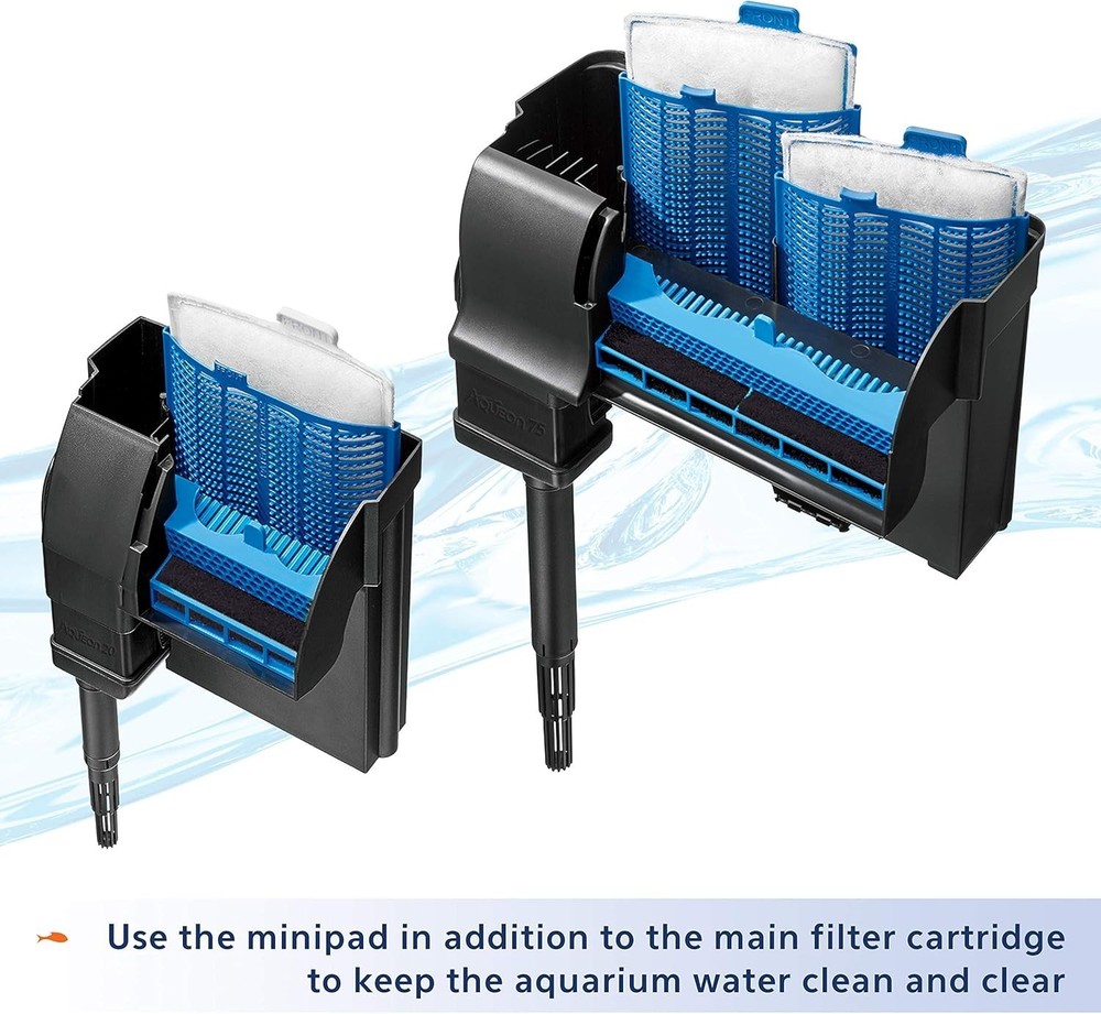 Replacement Carbon Specialty Filter Pads for QuietFlow LED PRO Filters - 4 Count