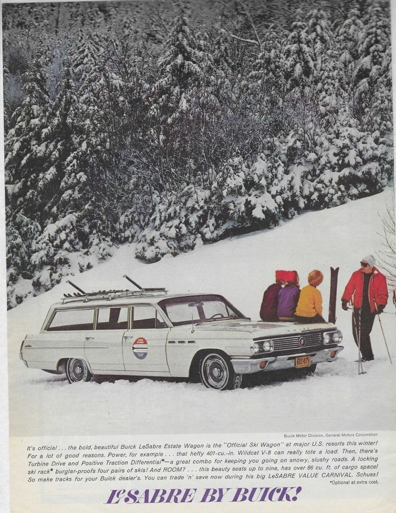 LESABRE BY BUICK!  ORIGINAL PRINT AD