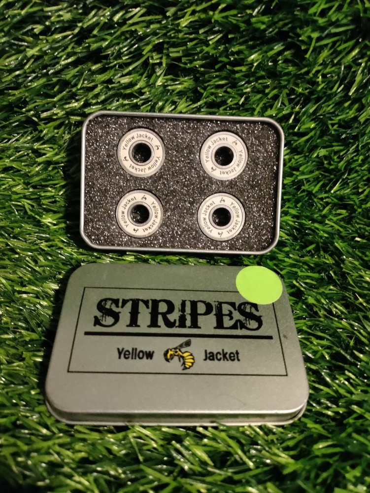 Stripes Yellow Jacket Skateboard Bearings